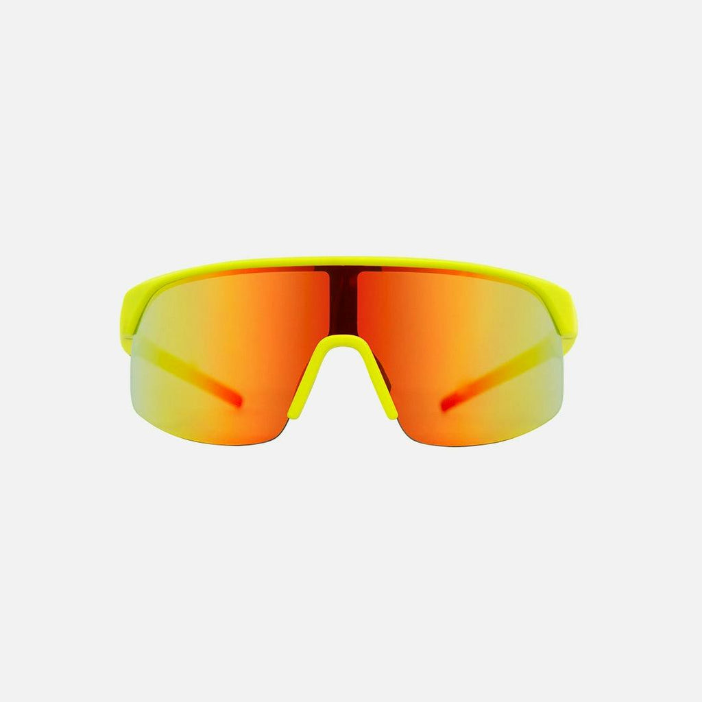 Velocity Junior - Matt Yellow Frame Grey Red Iridium Lens