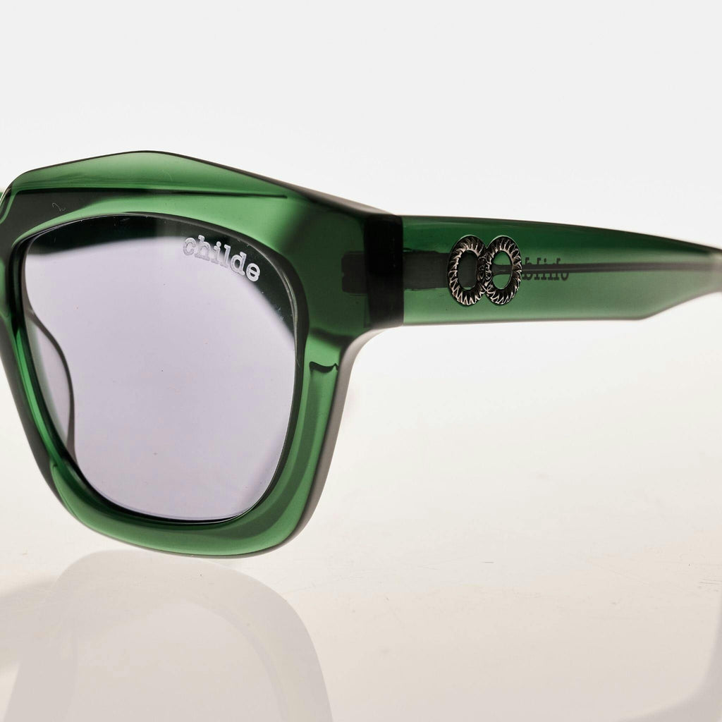 VIVID Bio-Acetate Translucent Moss Green | Grey Bio Lens