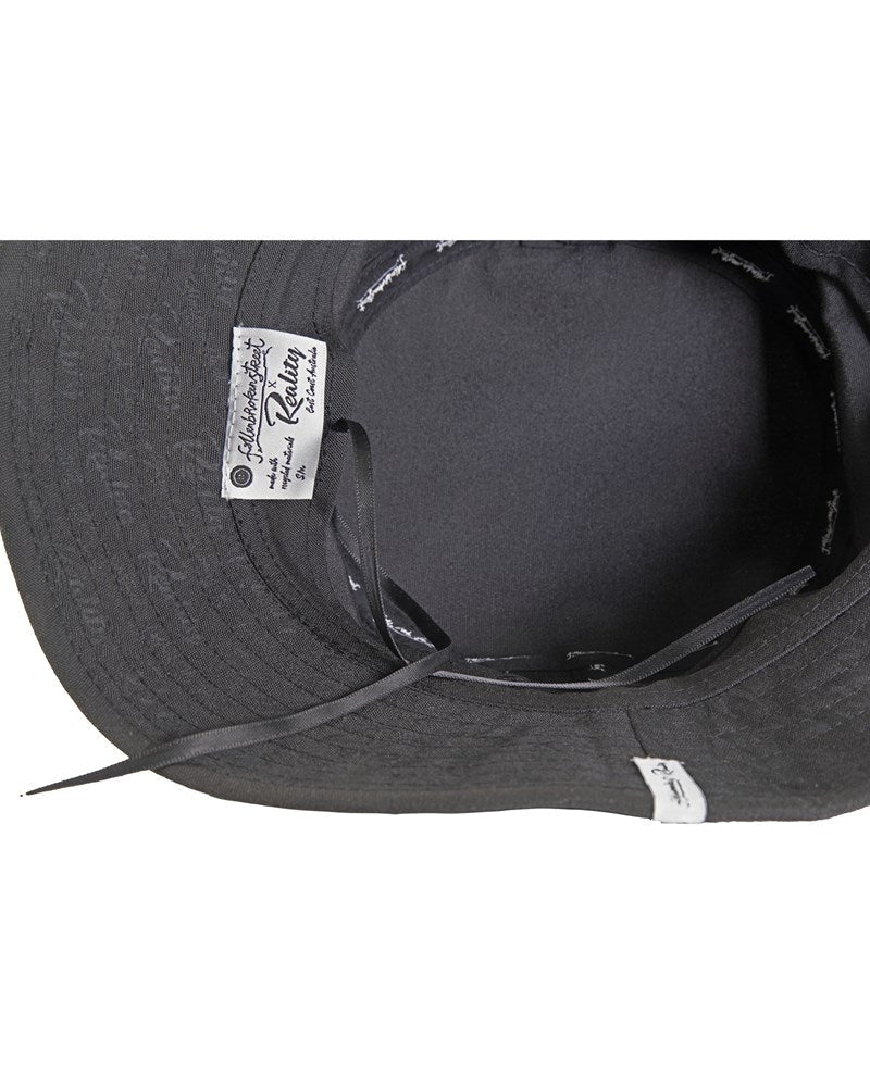 FBS x Reality – Recycled Bucket Hat Black | Adjustable Fit