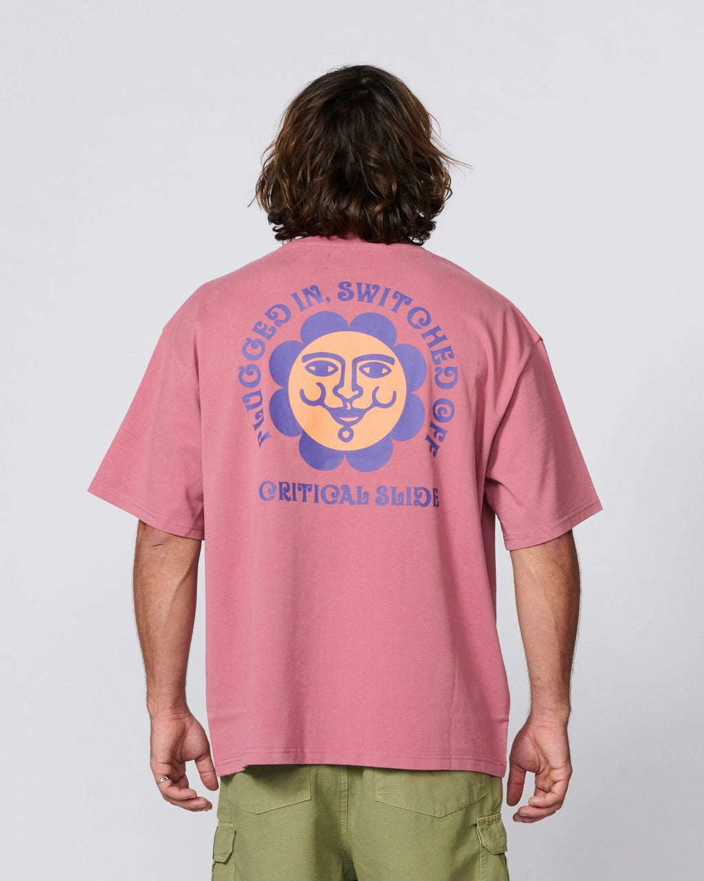 Switch Jumbo Tee - Dusty Rose