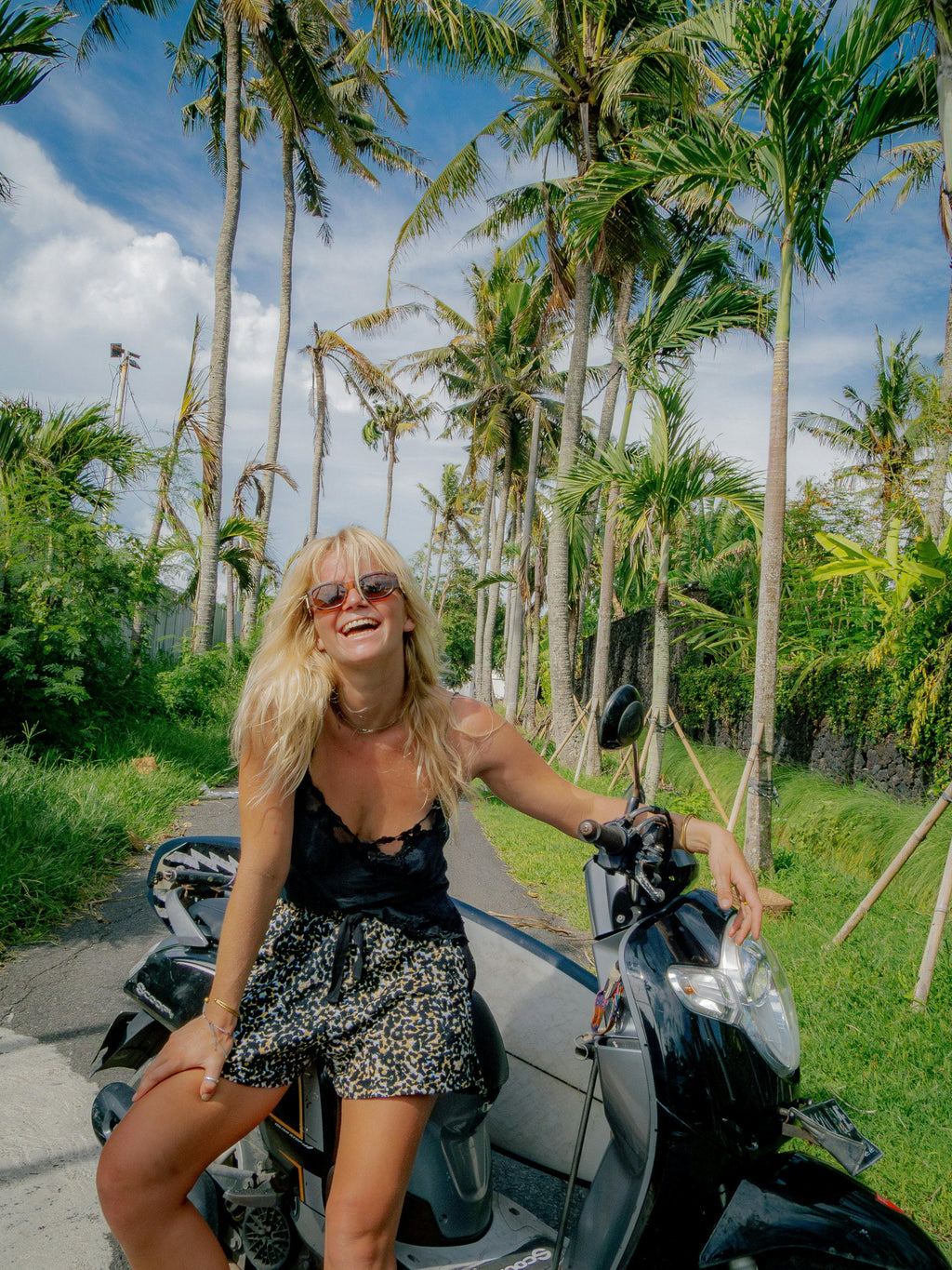 Terry Towelling Shorts Leopard