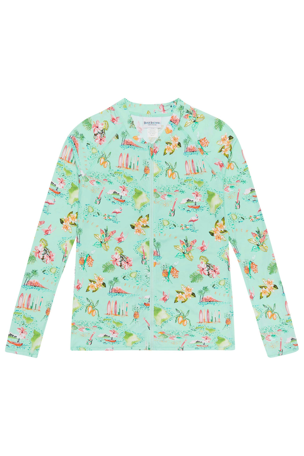 Island Life Frill Bikini and Rash Top Set