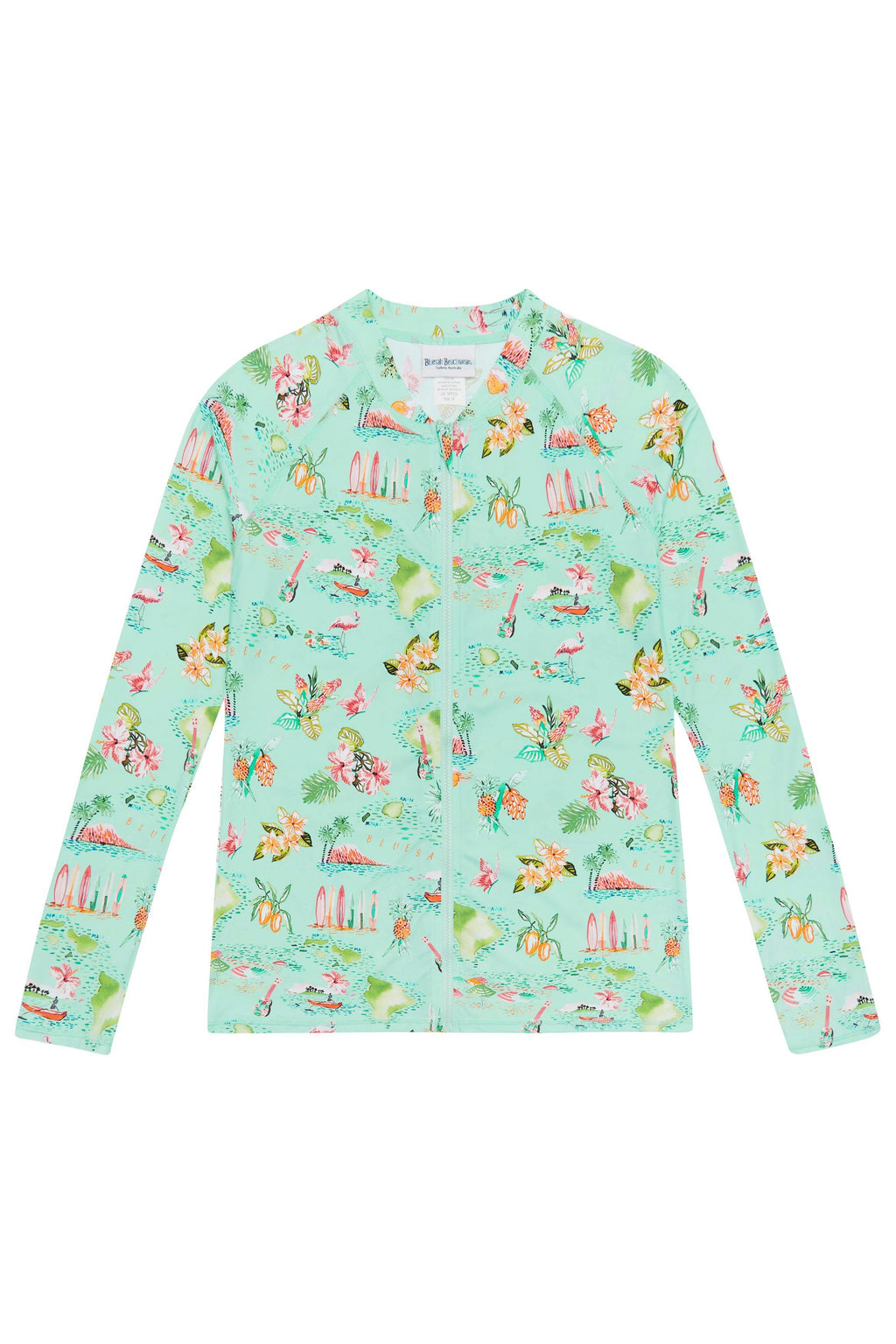 Island Life Frill Bikini and Rash Top Set