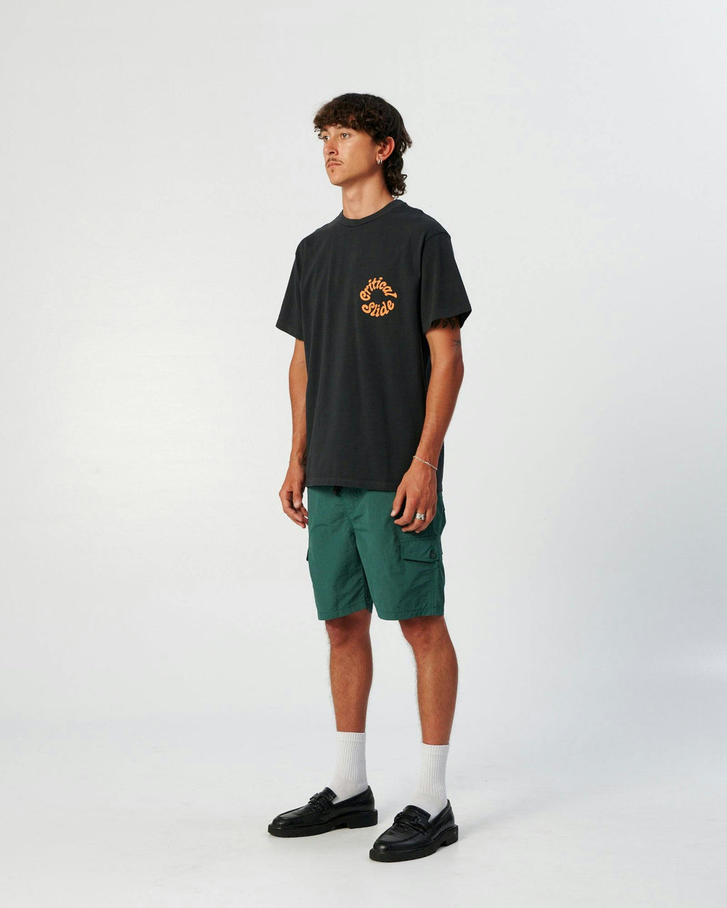 Critical Spiral Tee - Vintage Black
