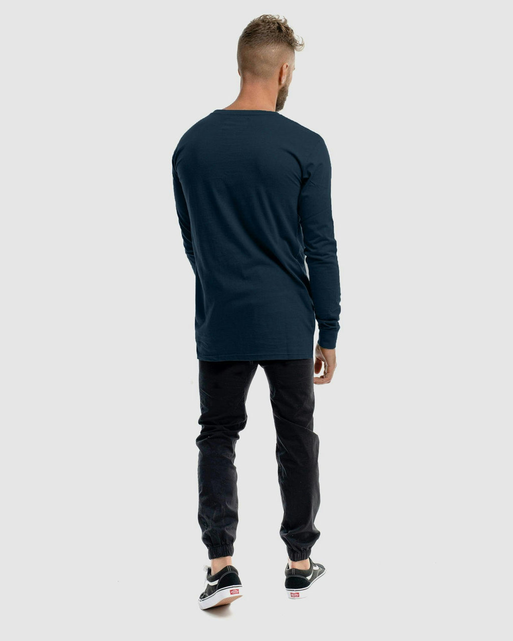 Saxon Embroidery Long Sleeve Tee