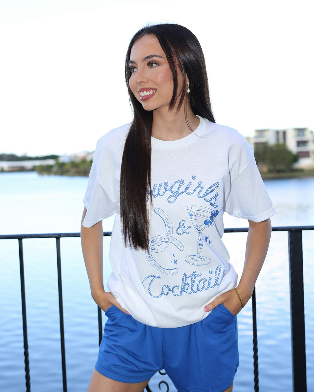 Cowgirls & Cocktails Tee