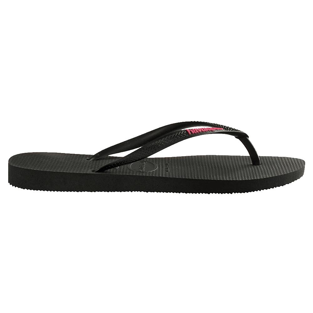 Slim Rubber Logo Thongs