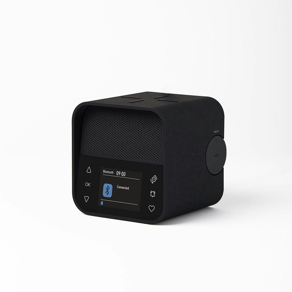 Lexon Oslo Dab & Fm Alarm Clock Radio / Bluetooth Speaker / Wireless Charger - Black