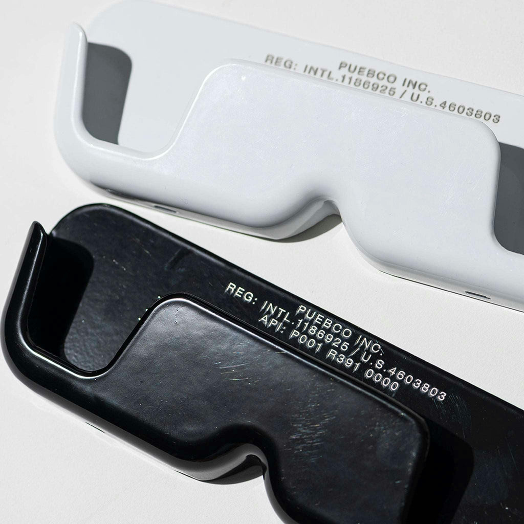 Puebco Aluminium Die Casting Glasses Holder in White