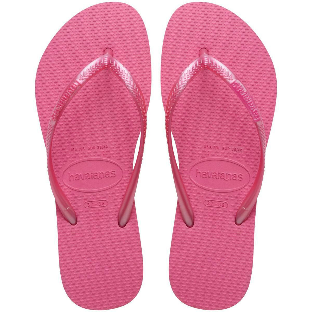 Slim Metallic Thongs