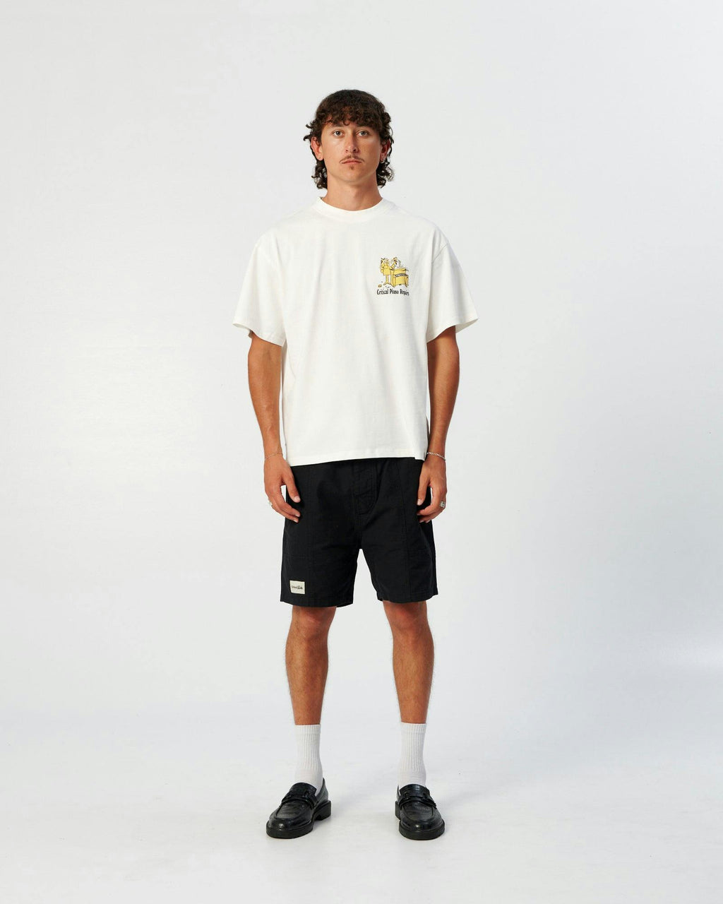 Piano Repairs Tee - Vintage White