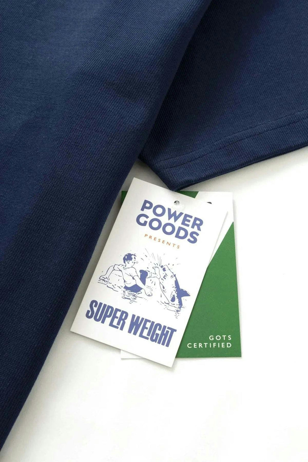 Power Goods Super Weight Tee in Navy