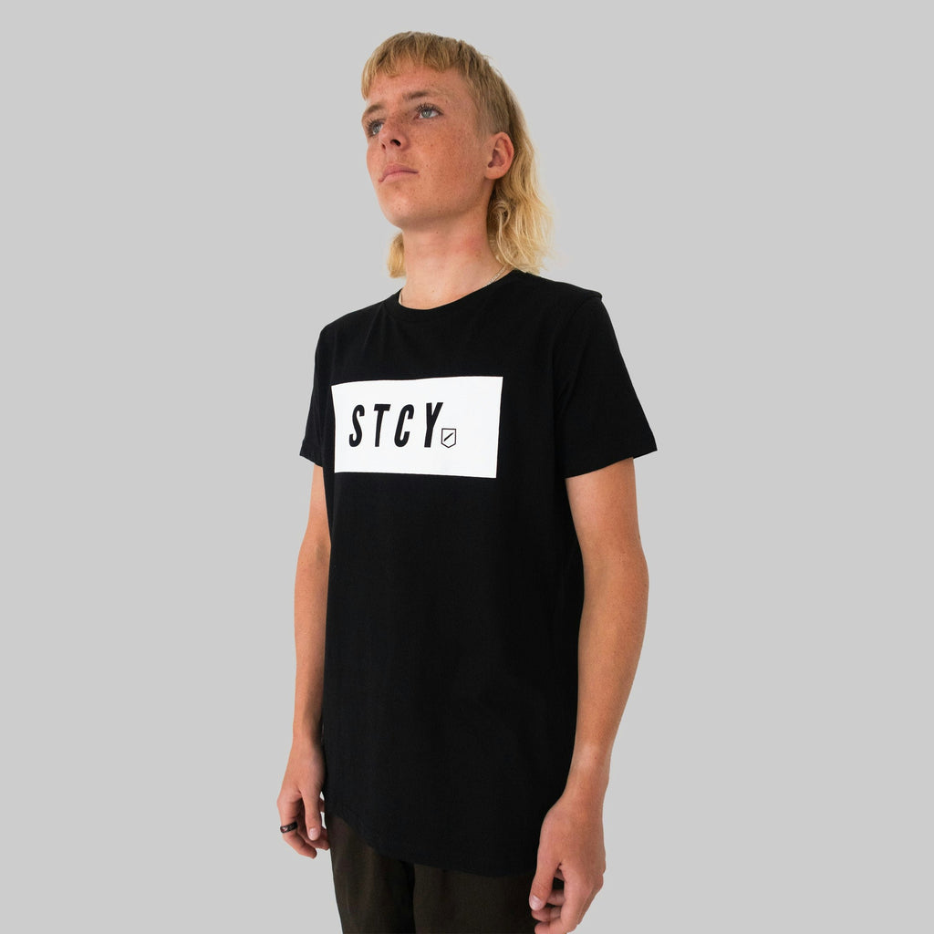 BOYS BLOCK TEE / BLACK