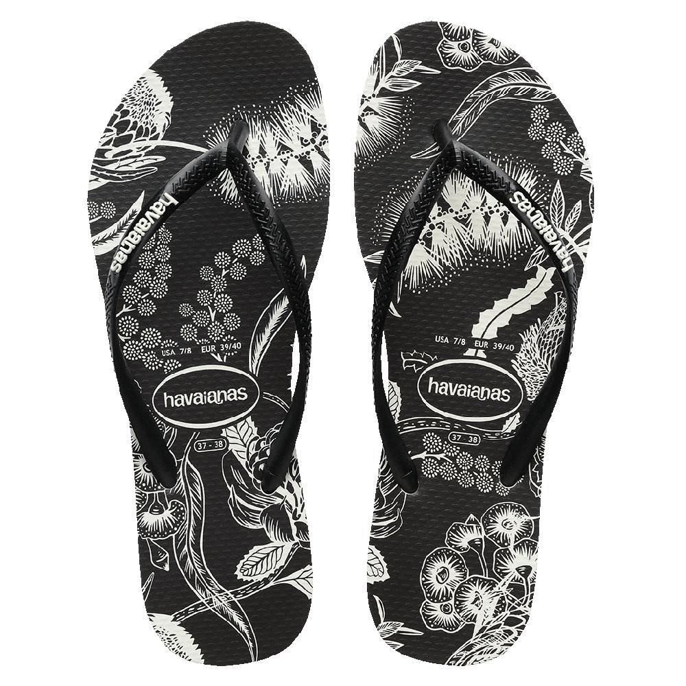 Slim B&W Native Thongs