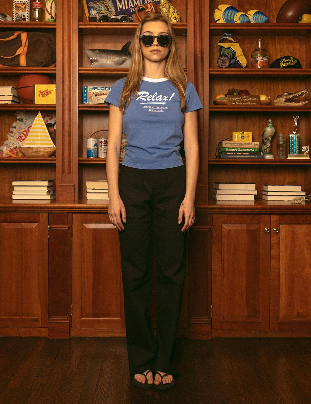 Relax Baby Tee - Blue