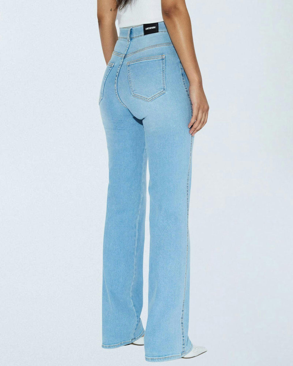 Moxy High Straight Jeans - Cape Pale Shade