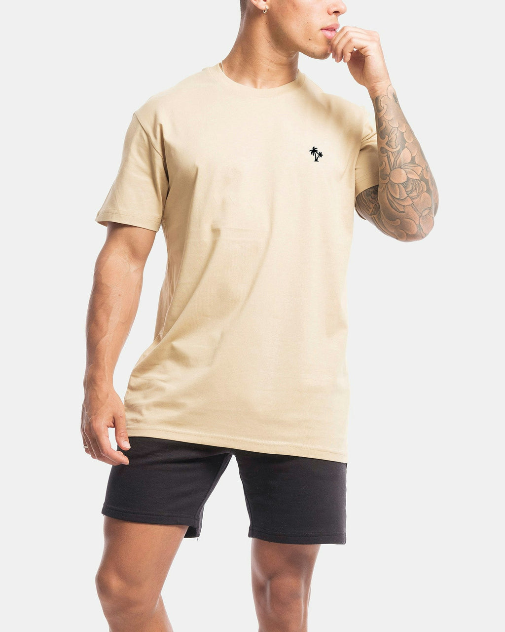 Palm Embroidery Tee