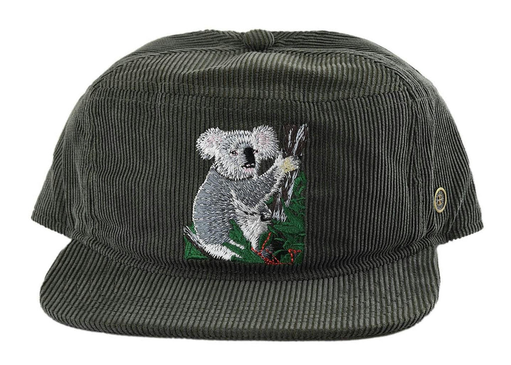 Koala – Kids Corduroy Stash Cap in Slate