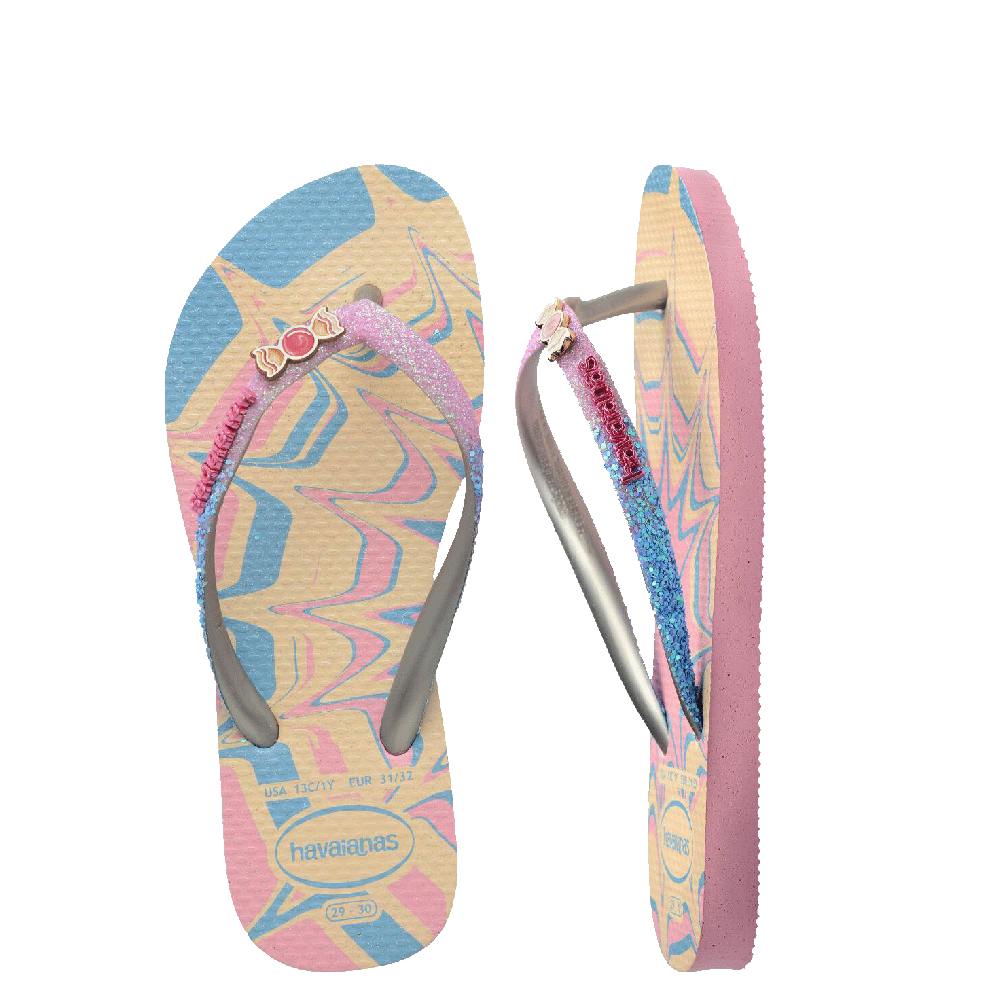 Kids Slim Glitter Trendy Thongs
