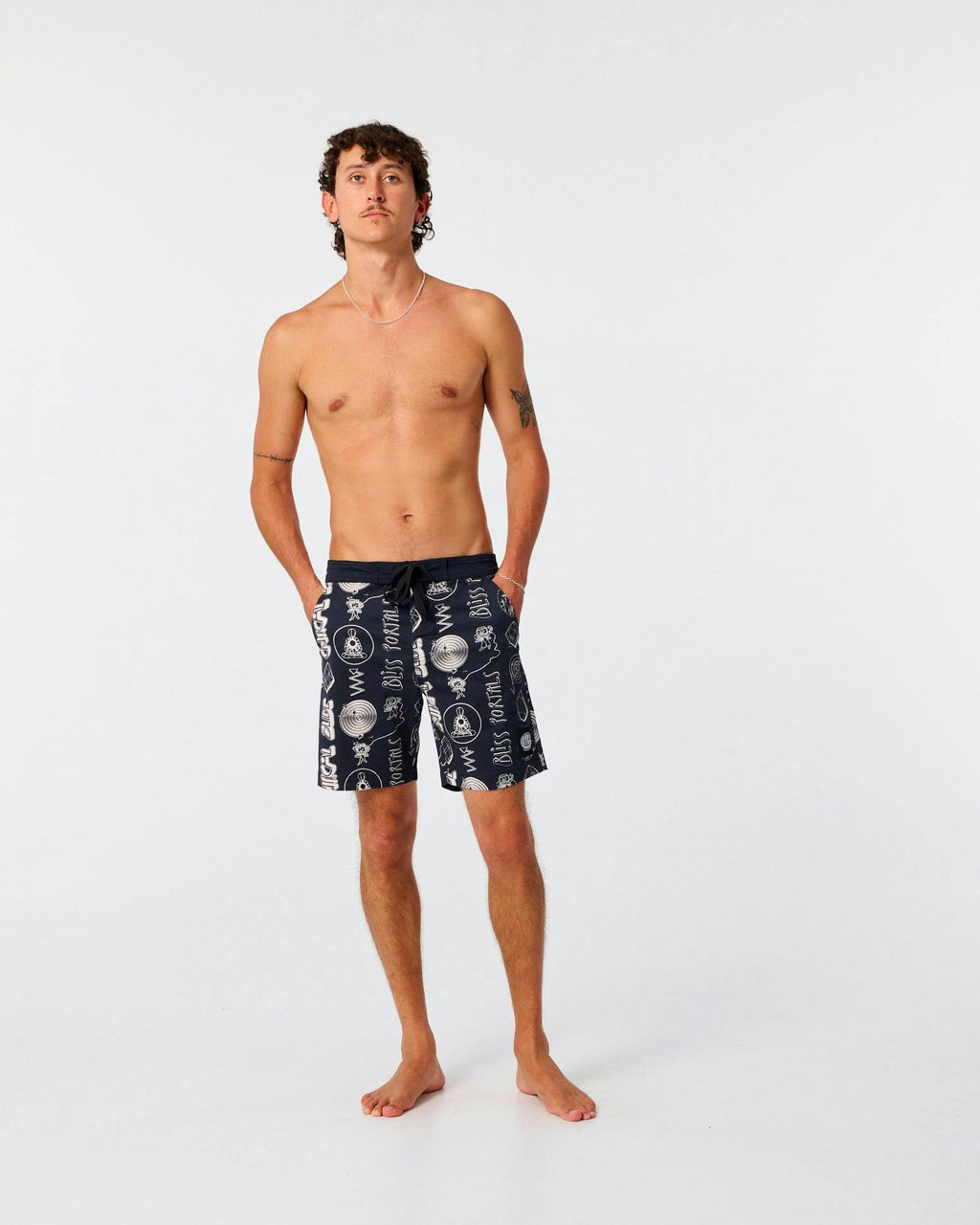 Xerox 18" Boardshort - Vintage Black