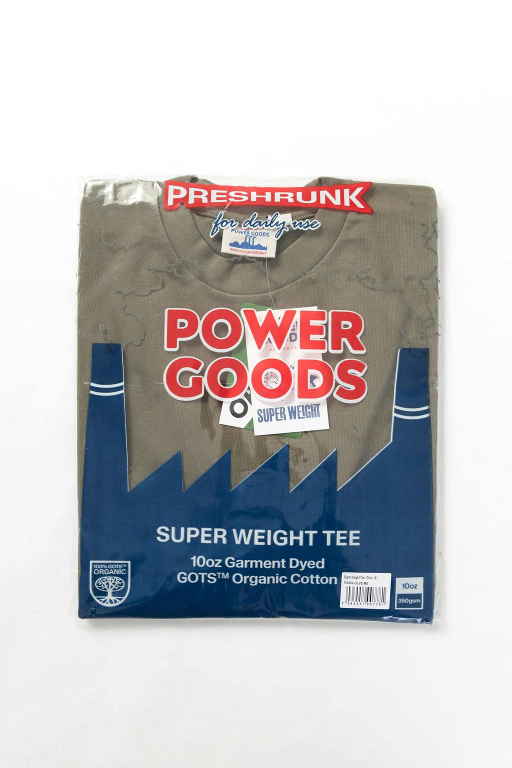 Power Goods Super Weight Tee in Olive