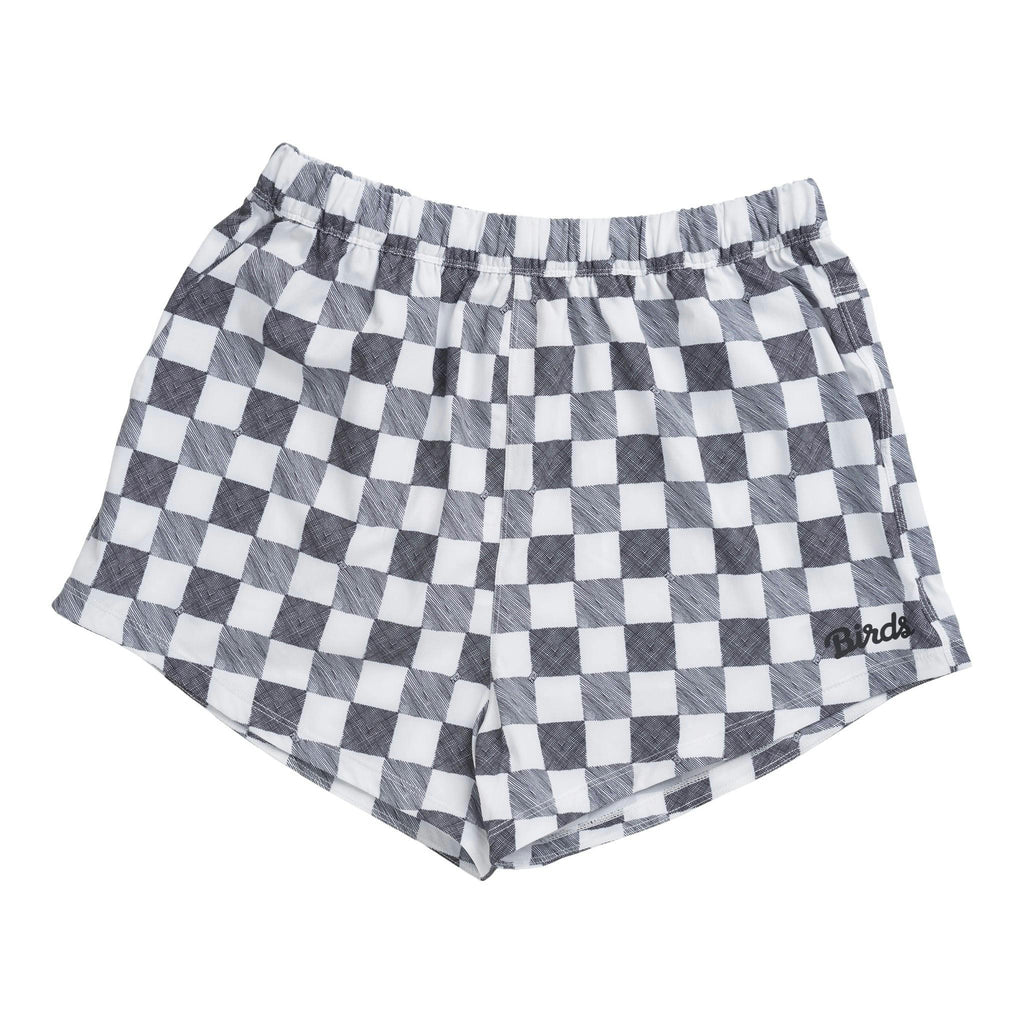Birds Shorts Gingham