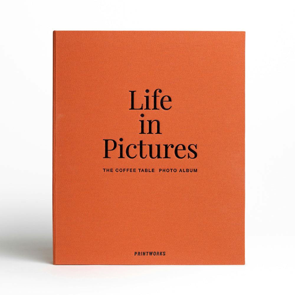 Printworks Photo Album - Life In Pictures, Orange