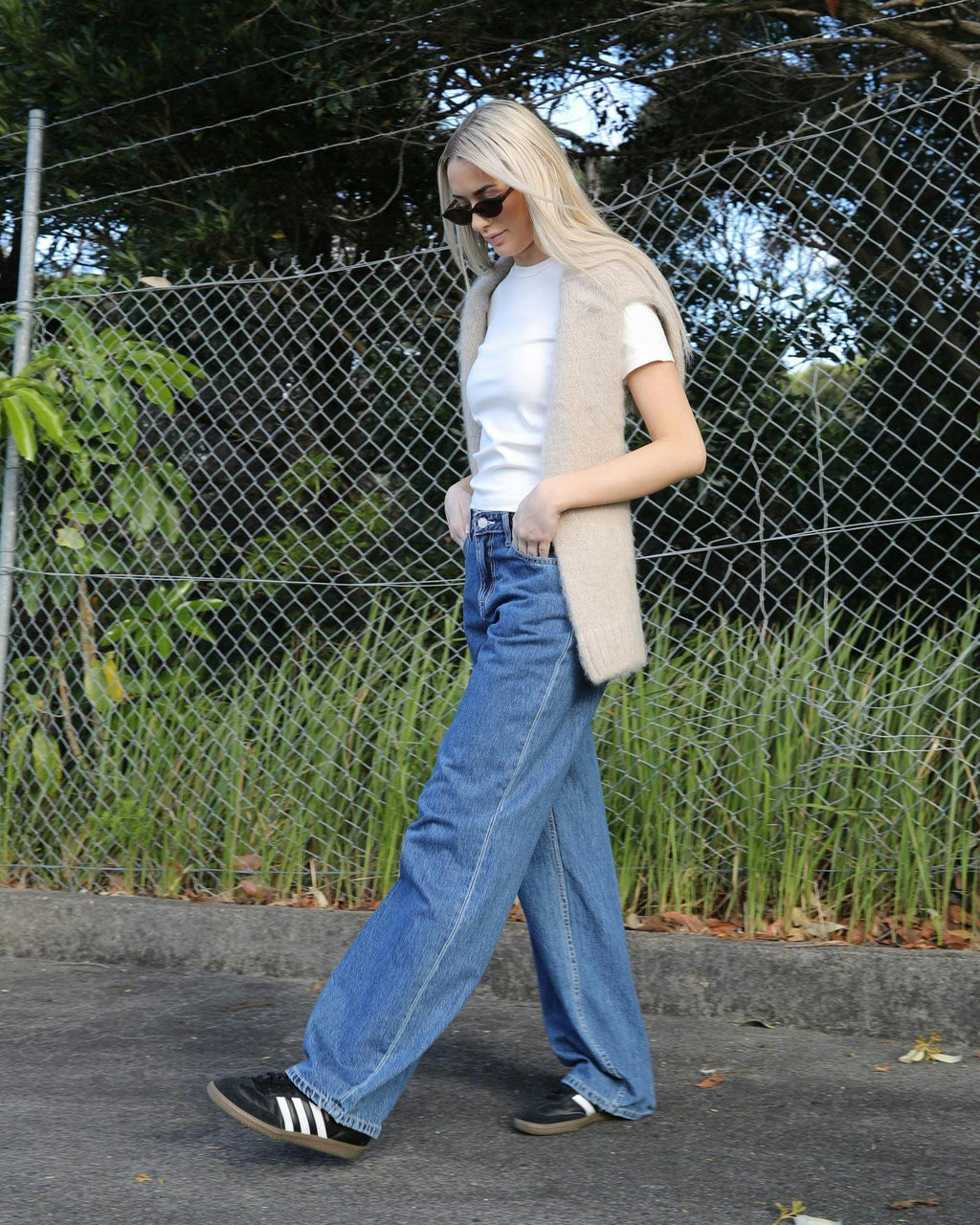 Hill Low Relaxed Jeans - Haze Mid Retro