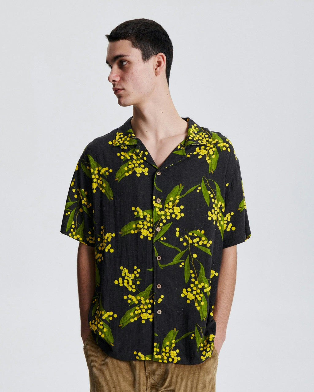 Acacia Linen Shirt - Black