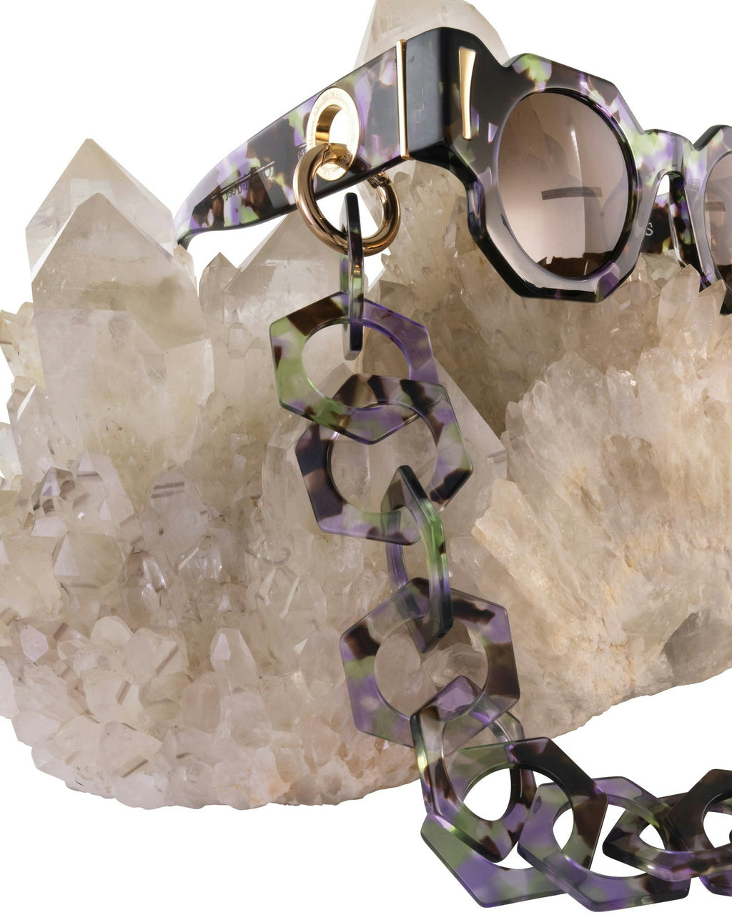 The Cosmos - Moon Dust Sunglasses | Amber Polarised Lenses