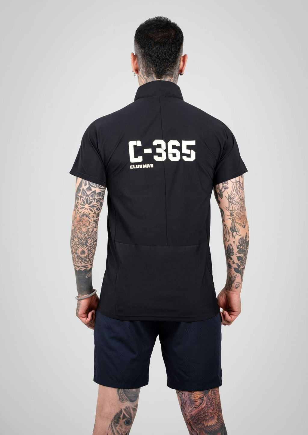 C-365 Strike Zip Tee (Model 825321) - Black