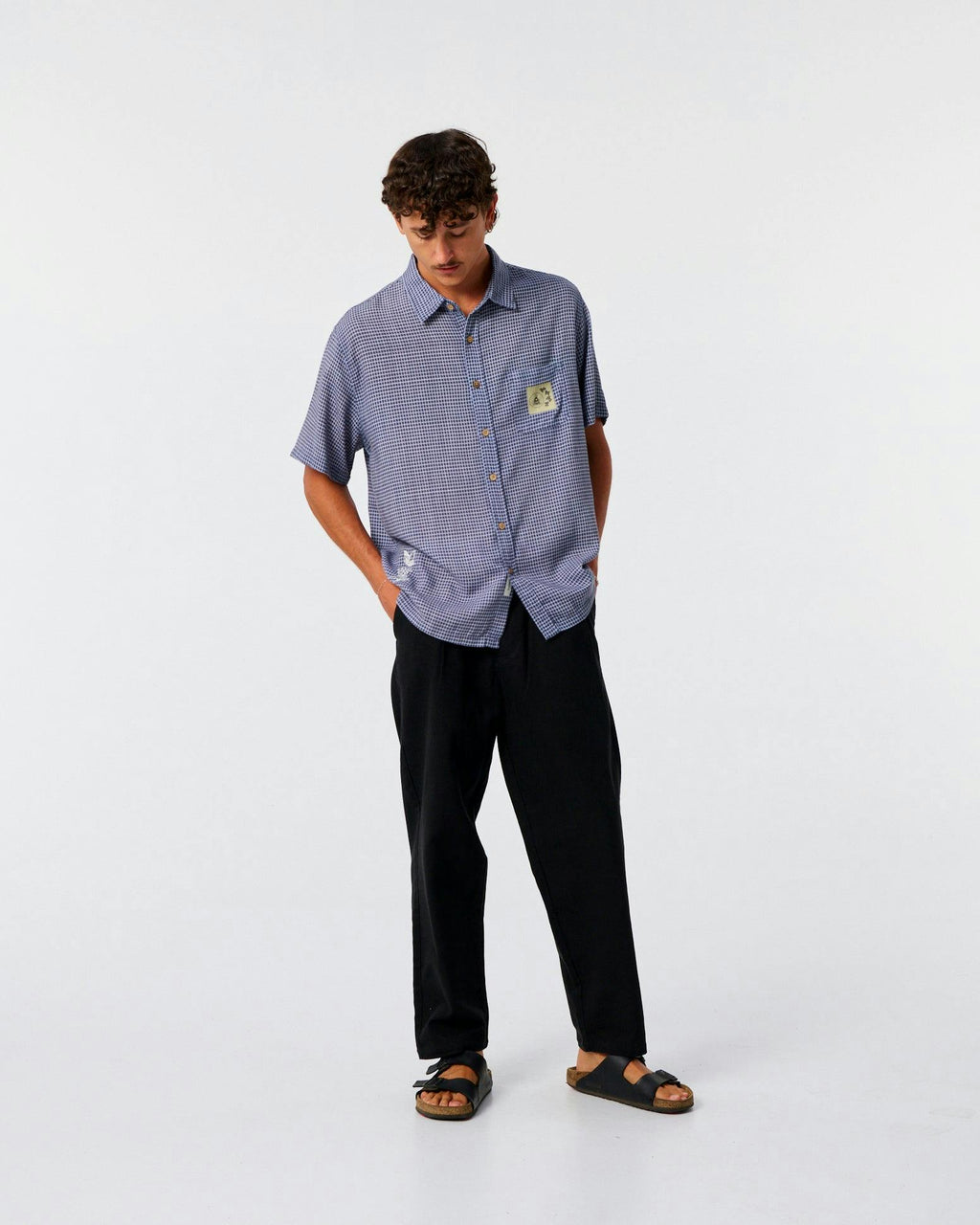 Wingnut Short Sleeve Shirt - Worker Blue