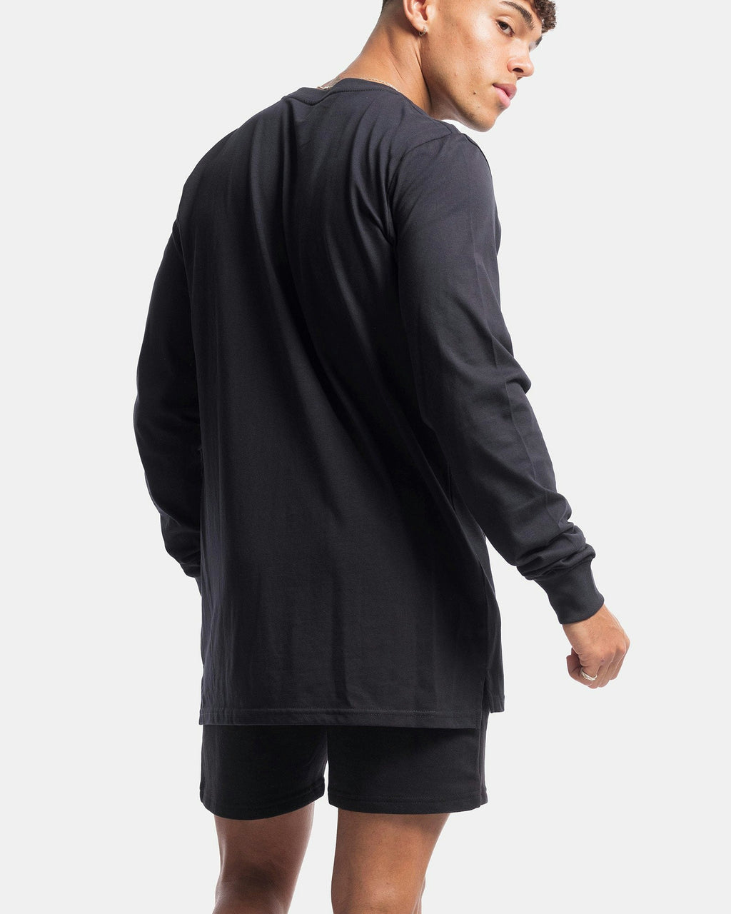 Palm Embroidery Long Sleeve Tee