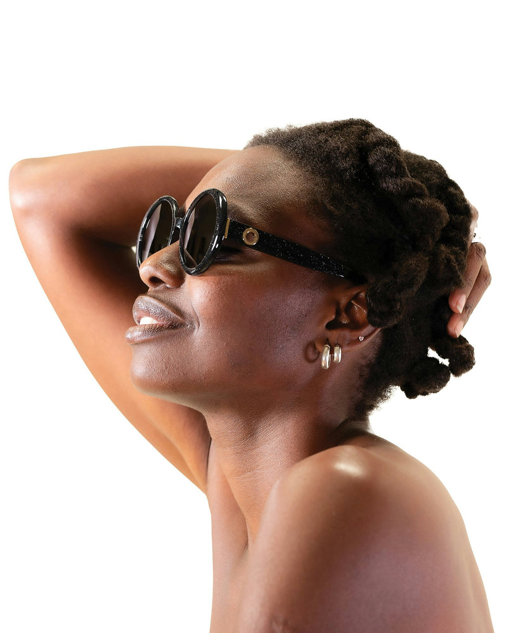 THE ORBIT - Stardust Sunglasses | Black Polarised Lenses