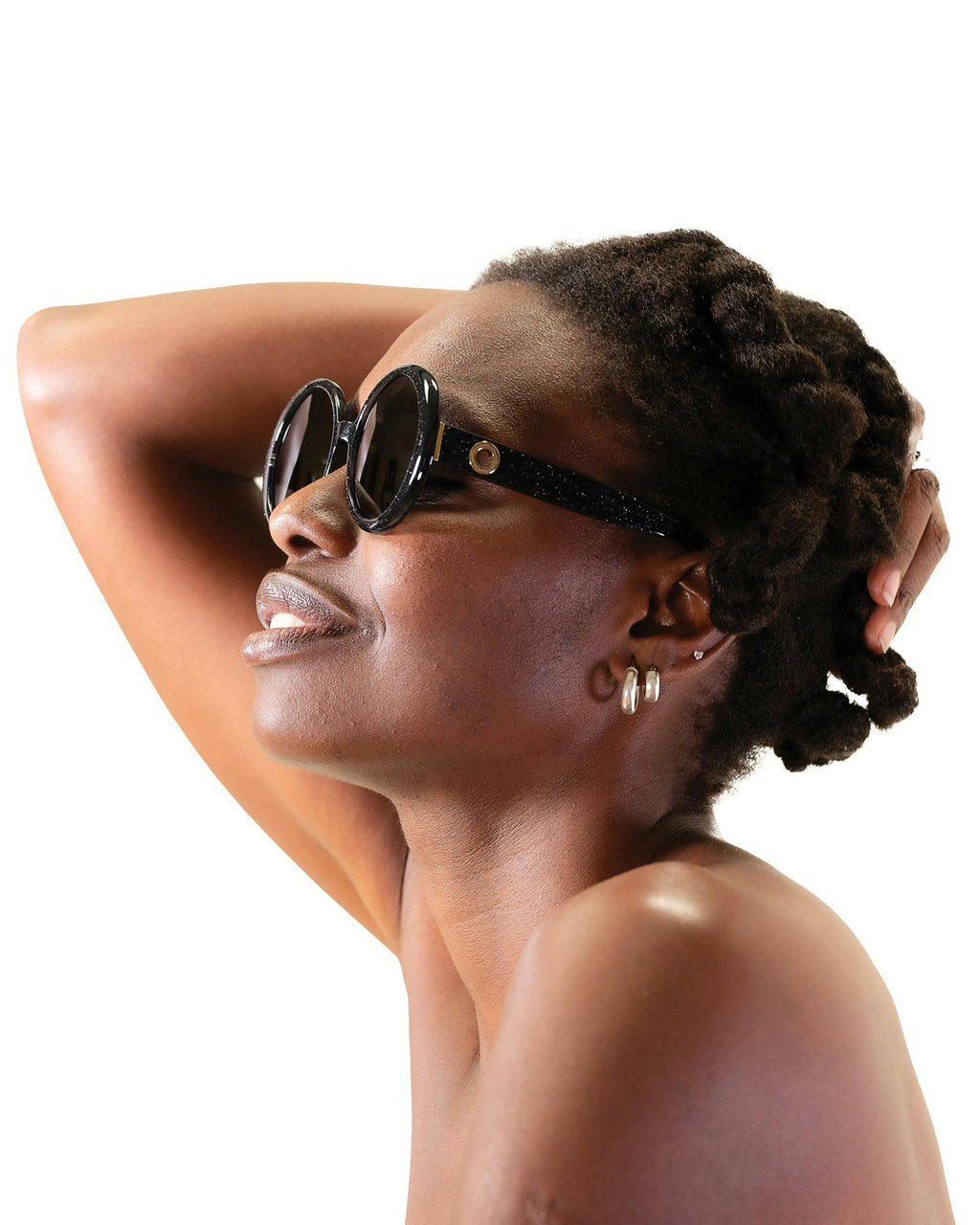 THE ORBIT - Stardust Sunglasses | Black Polarised Lenses