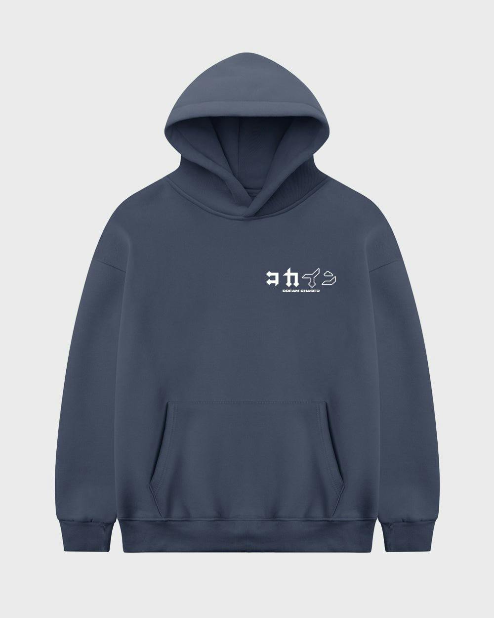 "Dream Chaser" Hoodie // Navy Denim
