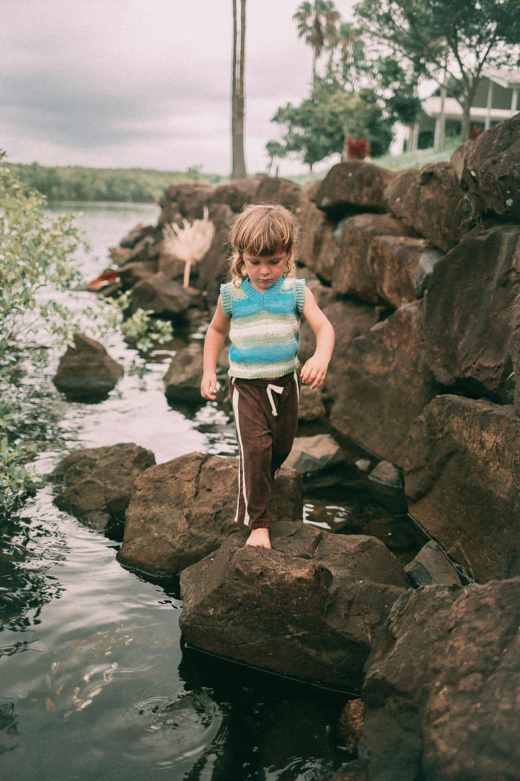 Mini Terry Pant Chocolate