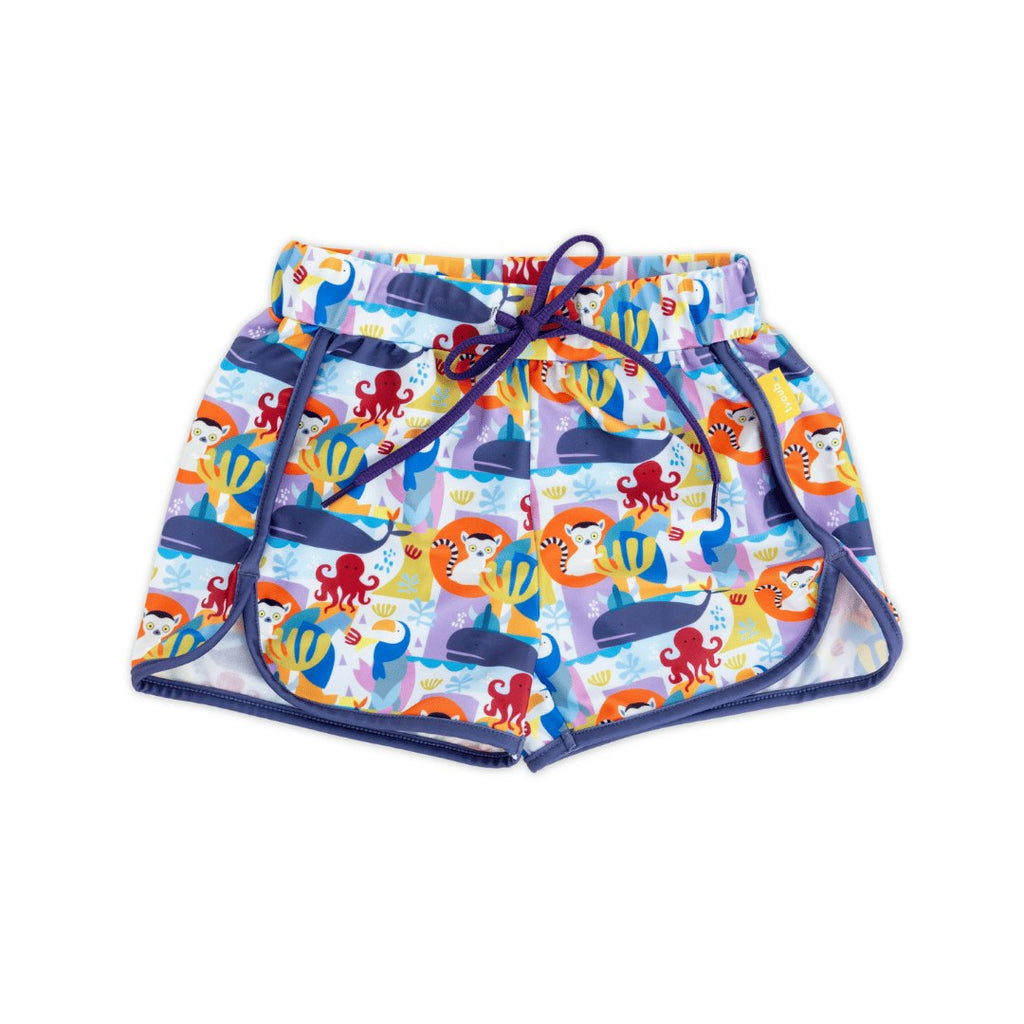 Tyoub Kids’ Mid-Length Swim Trunks Animal Spirit
