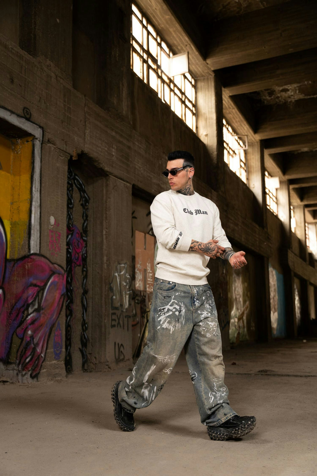 Clubman ’Signature Shadow’ Sweater