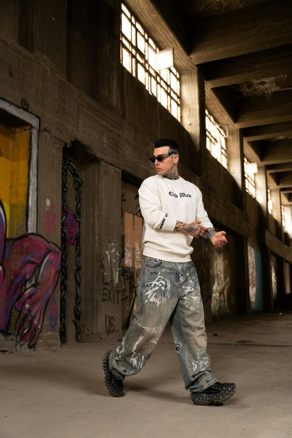 Clubman ’Signature Shadow’ Sweater