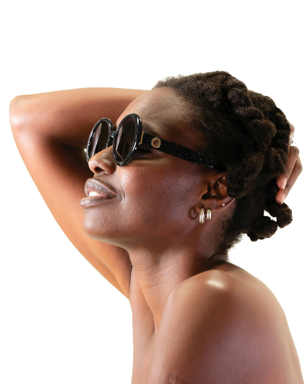 THE ORBIT - Stardust Sunglasses | Black Polarised Lenses