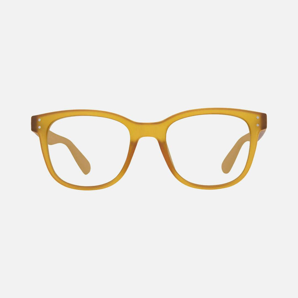Homeland - Blue Light Matt Honey Frame Glasses