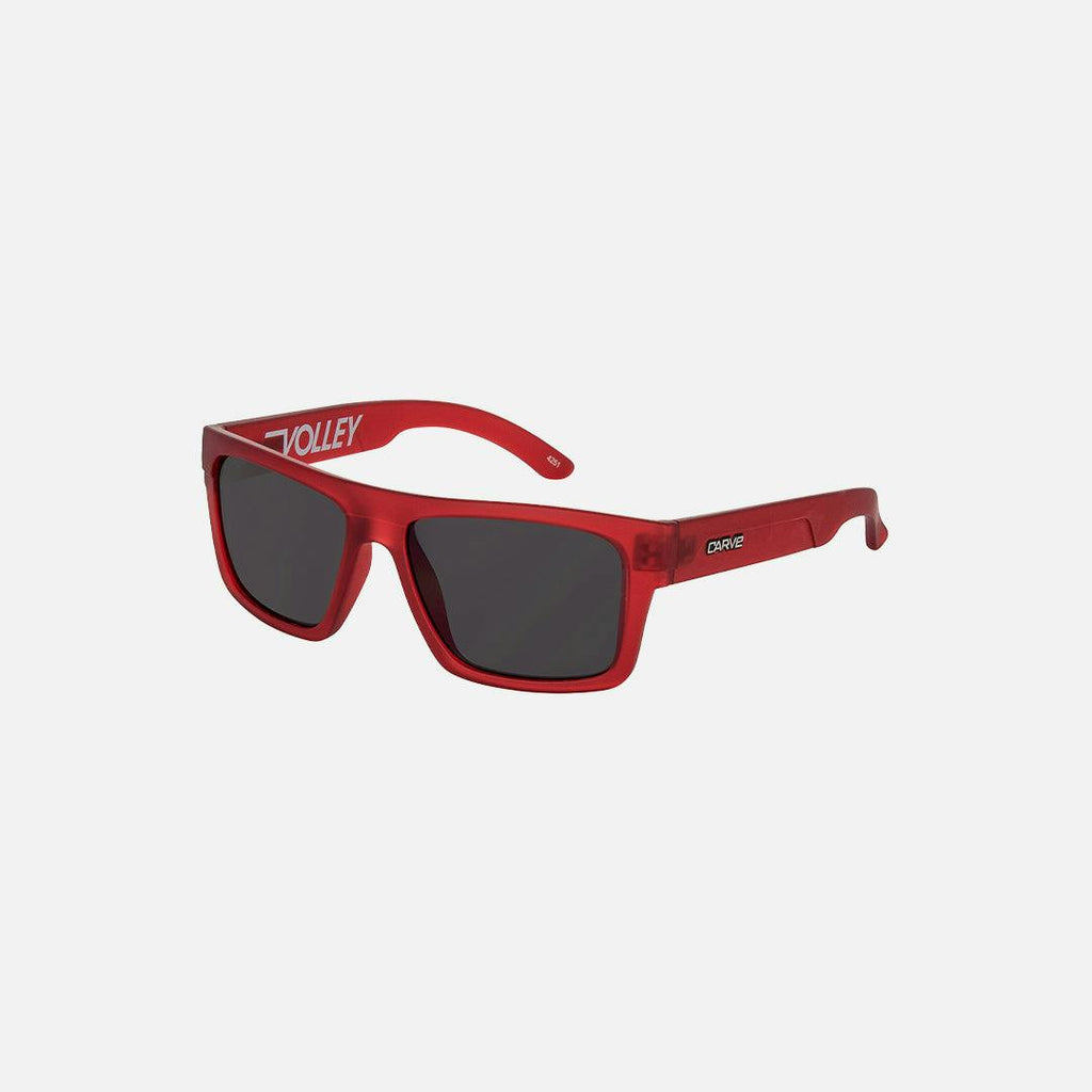 Volley Junior - Translucent Cherry Red Frame Sunglasses