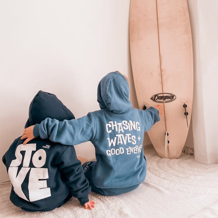 Stoke Navy Hoodie- Kids