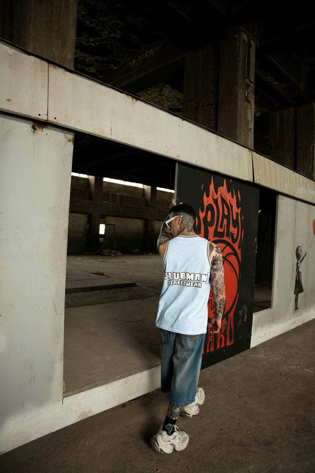 Clubman ’Nebula White’ Relaxed Fit Singlet