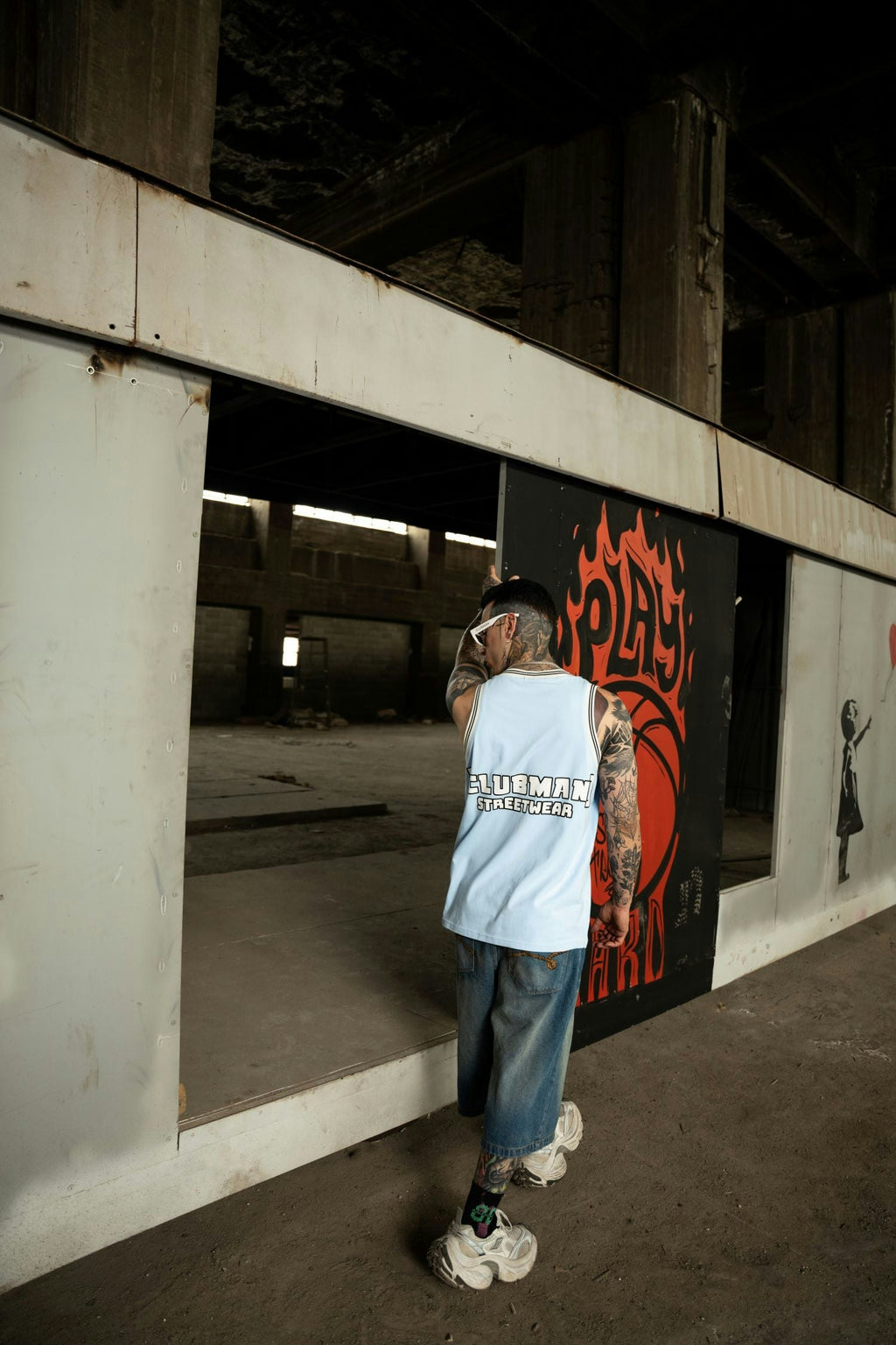 Clubman ’Nebula White’ Relaxed Fit Singlet