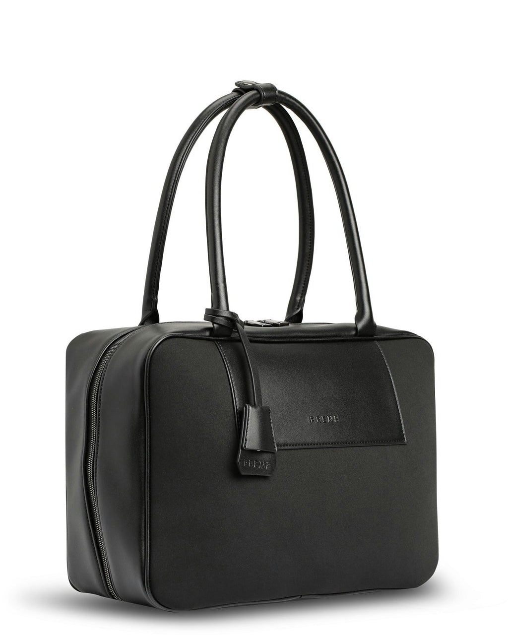 The Harlow Bag (BLACK) Neoprene Bowler Bag