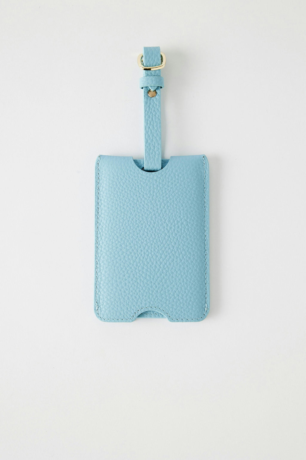 Leather Luggage Tag | Blue Gold