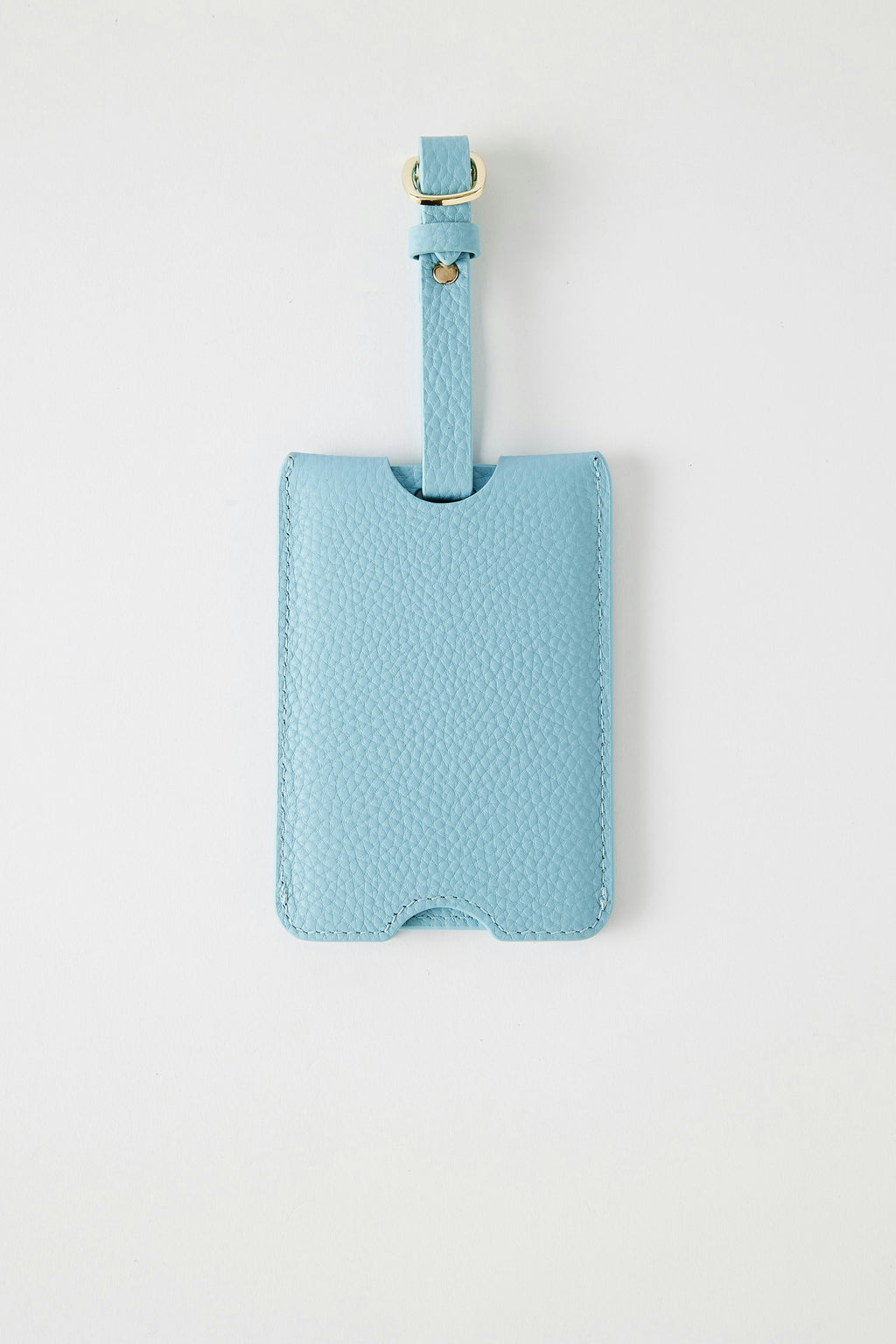 Leather Luggage Tag | Blue Gold