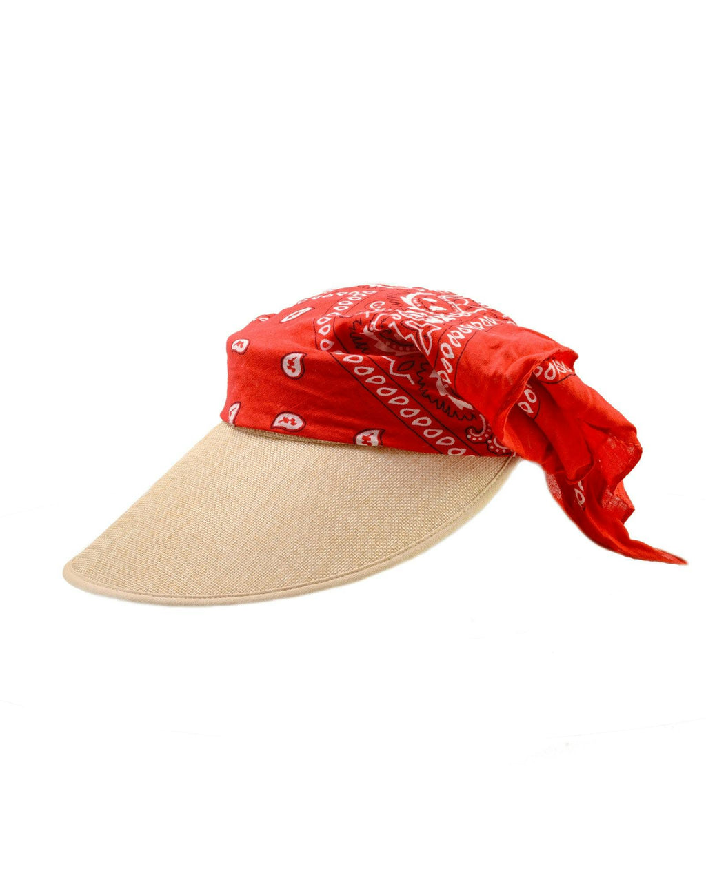 The Bandit Visor – Red Bandana